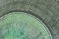 Abstract close-up of the texture of the inside of a space shuttle rocket booster.
